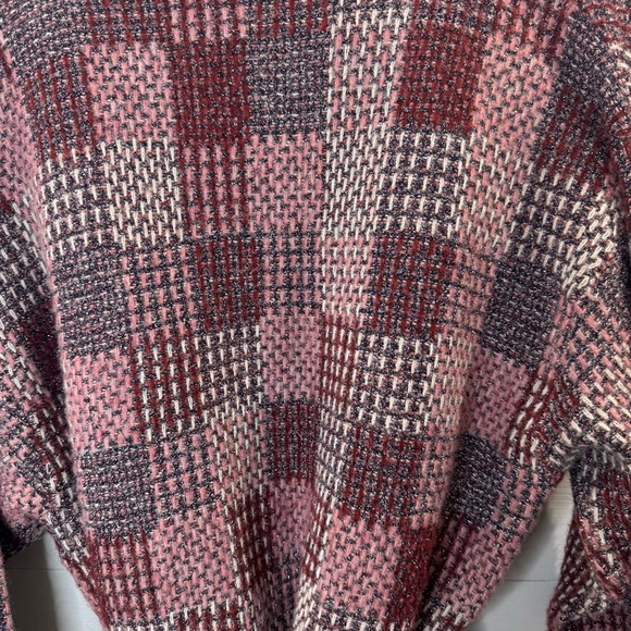 Zara | Women's Tweed Metallic Jacket With Tie Belt Size Small - Picture 7 of 7